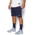 Men's Under Armour Baseline Fleece Shorts, Size: Xl, Blue (navy)