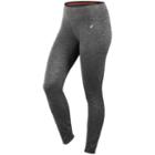 Women's Asics Thermopolis Running Tights, Size: Large, Med Grey