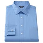 Men's Croft & Barrow&reg; Slim-fit Easy Care Spread-collar Dress Shirt, Size: 17 36/37, Blue