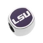 Logoart Sterling Silver Lsu Tigers Bead, Women's, Multicolor