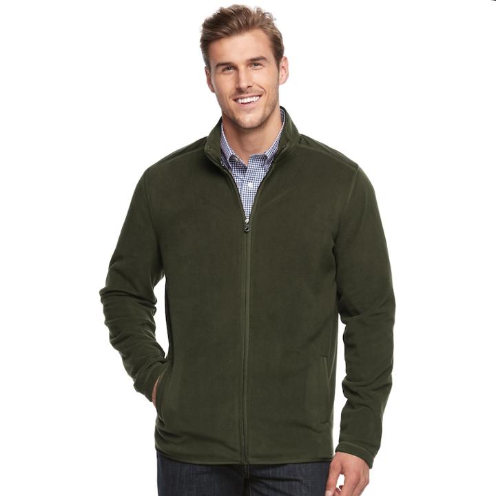 Big & Tall Croft & Barrow&reg; Classic-fit Arctic Fleece Jacket, Men's, Size: Xxl Tall, Green