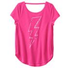 Girls 7-16 & Plus Size So&reg; Short Sleeve Bar Back Tee, Girl's, Size: 12 1/2, Pink