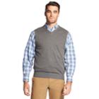 Men's Izod Premium Essentials Classic-fit Wool-blend Sweater Vest, Size: Xl, Grey (charcoal)