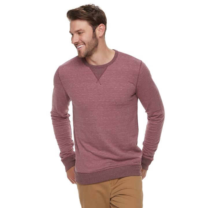 Men's Sonoma Goods For Life&trade; Slim-fit Double-knit Tee, Size: Xxl, Dark Red