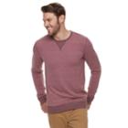 Men's Sonoma Goods For Life&trade; Slim-fit Double-knit Tee, Size: Xxl, Dark Red