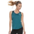 Women's Tek Gear&reg; Performance Base Layer Tank, Size: Xl, Turquoise/blue (turq/aqua)