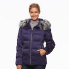 Women's Zeroxposur Powder Hooded Puffer Jacket, Size: Medium, Blue (navy)