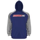 Big & Tall Denver Broncos Raglan Hoodie, Men's, Size: M Tall, Blue