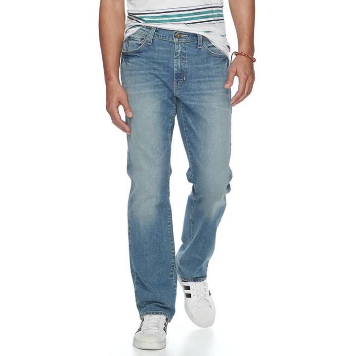 Men's Urban Pipeline&reg; Straight-fit Flex Jeans, Size: 30x32, Light Blue