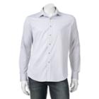 Men's Apt. 9&reg; Slim-fit Stretch Button-down Shirt, Size: Med Slim, White