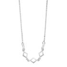 Lc Lauren Conrad Geometric Link Necklace, Women's, Silver