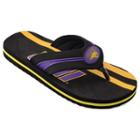 Adult Northern Iowa Panthers Flip-flops, Size: Xl, Black