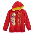 Boys 4-7 Paw Patrol Marshall, Chase & Rubble Zip Hoodie, Size: S 4, Red