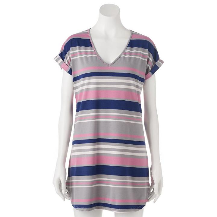 Juniors' Liberty Love T-shirt Shift Dress, Girl's, Size: Medium, Ovrfl Oth