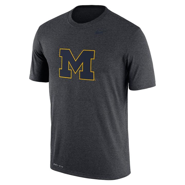 Men's Nike Michigan Wolverines Logo Legend Tee, Size: Medium, Multicolor