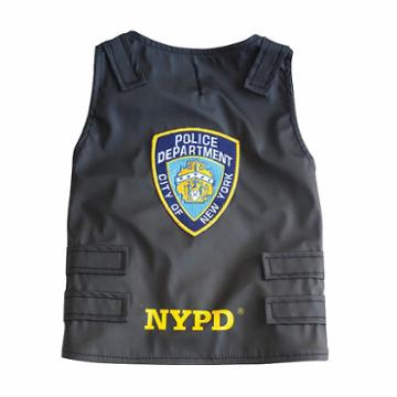Royal Animals Nypd Police Badge Dog Vest, Size: Xl, Black