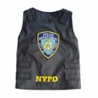 Royal Animals Nypd Police Badge Dog Vest, Size: Xl, Black