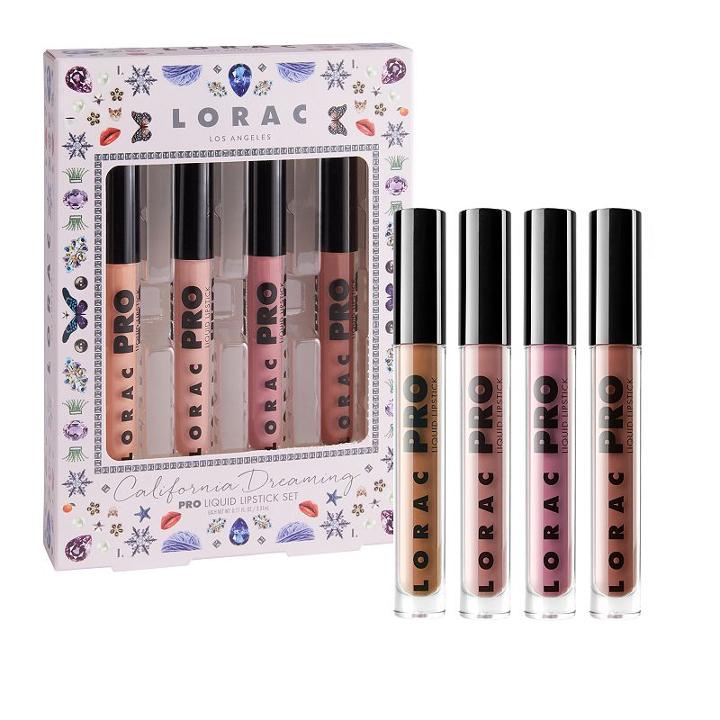 Lorac 4-pc. California Dreaming Pro Liquid Lipstick Set, Multicolor