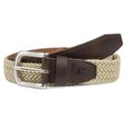 Men's Haggar Stretch Web Belt, Size: 38, White Oth