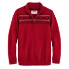 Boys 8-20 Urban Pipeline&reg; Regular-fit Snowflake Quarter-zip Pullover, Size: Large, Med Red