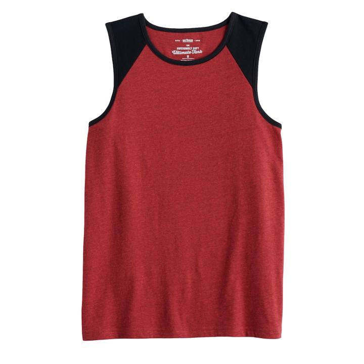 Boys 8-20 Urban Pipeline&reg; Piece Ultimate Tank, Size: Large, Red