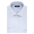 Men's Chaps Regular Fit Comfort Stretch Spread Collar Dress Shirt, Size: 18.5-34/35, Brt Blue