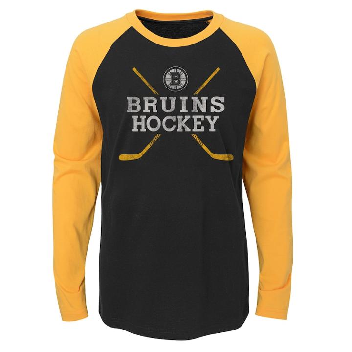 Boys 4-18 Boston Bruins Hockey Sticks Tee, Size: 16-18, Oxford