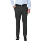 Men's J.m. Haggar Premium Tailored-fit Stretch Flat-front Suit Pants, Size: 42x32, Med Grey