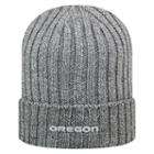 Adult Top Of The World Oregon Ducks Two Below Beanie, Med Grey