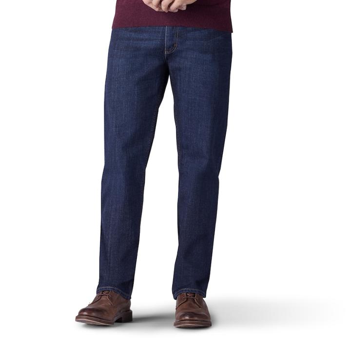 Men's Lee Premium Flex Regular-fit Jeans, Size: 38x29, Med Blue