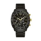 Caravelle New York By Bulova Men's Stainless Steel Chronograph Watch - 45b146, Black