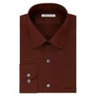 Big & Tall Van Heusen Regular-fit Solid Lux Sateen No-iron Spread-collar Dress Shirt, Men's, Size: 18.5 35/6t, Red/coppr (rust/coppr)