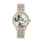 Disney's Mickey Mouse Men's Crystal Two Tone Watch, Multicolor