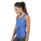 Women's Soybu Challenge Ruched Racerback Yoga Tank, Size: Small, Brt Blue