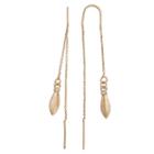 Simply Vera Vera Wang Marquise Nickel Free Threader Earrings, Women's, Gold