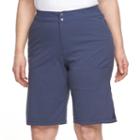 Plus Size Columbia Zephyr Heights Bermuda Shorts, Women's, Size: 25 - Regular, Purple Oth