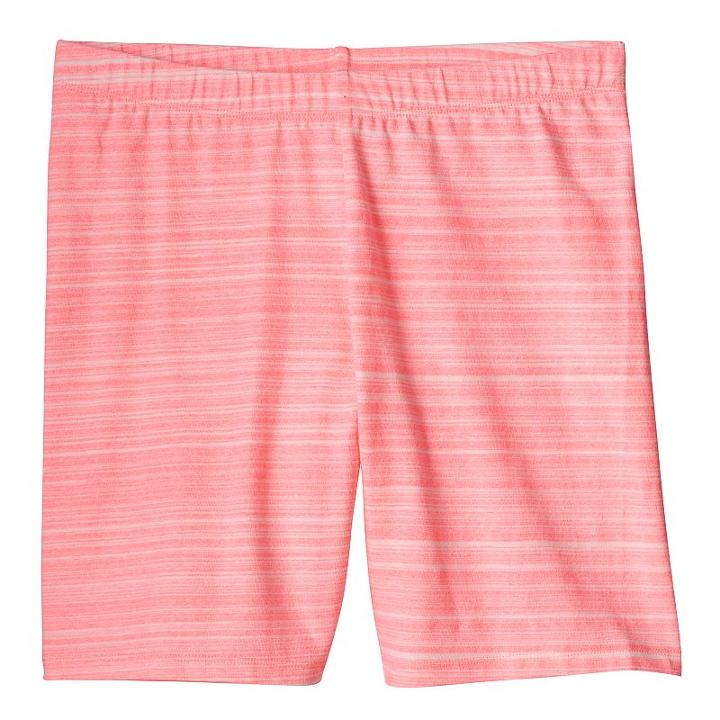 Girls 7-16 & Plus Size So&reg; Solid Midi Bike Shorts, Girl's, Size: 7-8, Brt Pink