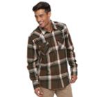 Men's Levi's&reg; Western Button-down Shirt, Size: Small, Dark Green
