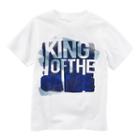 Boys 4-8 Carter's King Of The Game Graphic Tee, Size: 7, White