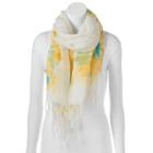 Love This Life Sunflower Fringed Oblong Scarf, Women's, Ovrfl Oth