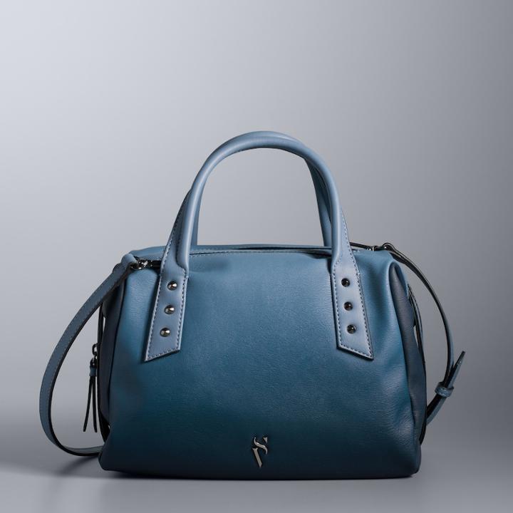 Simply Vera Vera Wang Marin Satchel, Women's, Blue (navy)