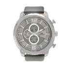 Territory Men's Leather Watch - Kh-tw-219979-1silgry, Size: Xl, Grey