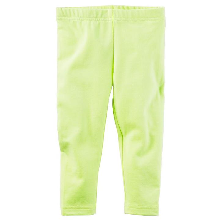 Girls 4-8 Carter's Solid Leggings, Girl's, Size: 8, Yellow