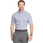 Big & Tall Van Heusen Flex Stretch Short Sleeve Button-down Shirt, Men's, Size: Xxl Tall, Light Blue
