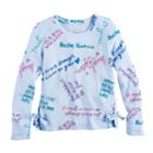 Girls 7-16 So&reg; Side Tie Sweatshirt, Size: 10, Light Blue