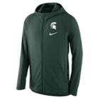 Men's Nike Michigan State Spartans Hyperelite Full-zip Fleece Hoodie, Size: Xxl, Green