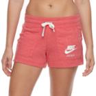 Women's Nike Gym Vintage Drawstring Shorts, Size: Large, Pink