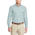 Men's Chaps Classic-fit Patterned Easy-care Stretch Button-down Shirt, Size: Xl, Green