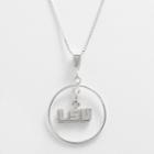 Dayna U Lsu Tigers Sterling Silver Logo Pendant, Women's, Size: 16, Grey