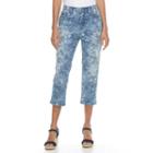 Women's Gloria Vanderbilt Amanda Capri Jeans, Size: 8, Light Blue